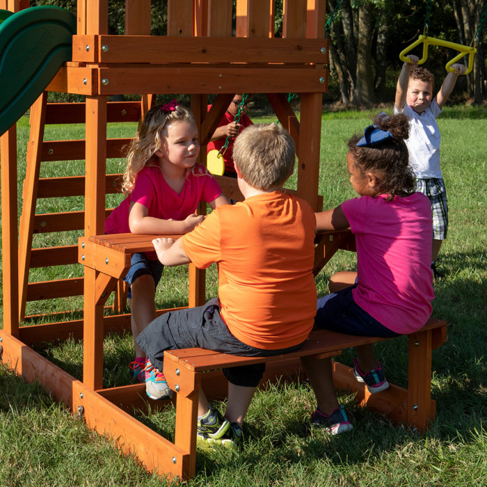 Backyard Discovery Tucson All Cedar Swing Set & Reviews Wayfair
